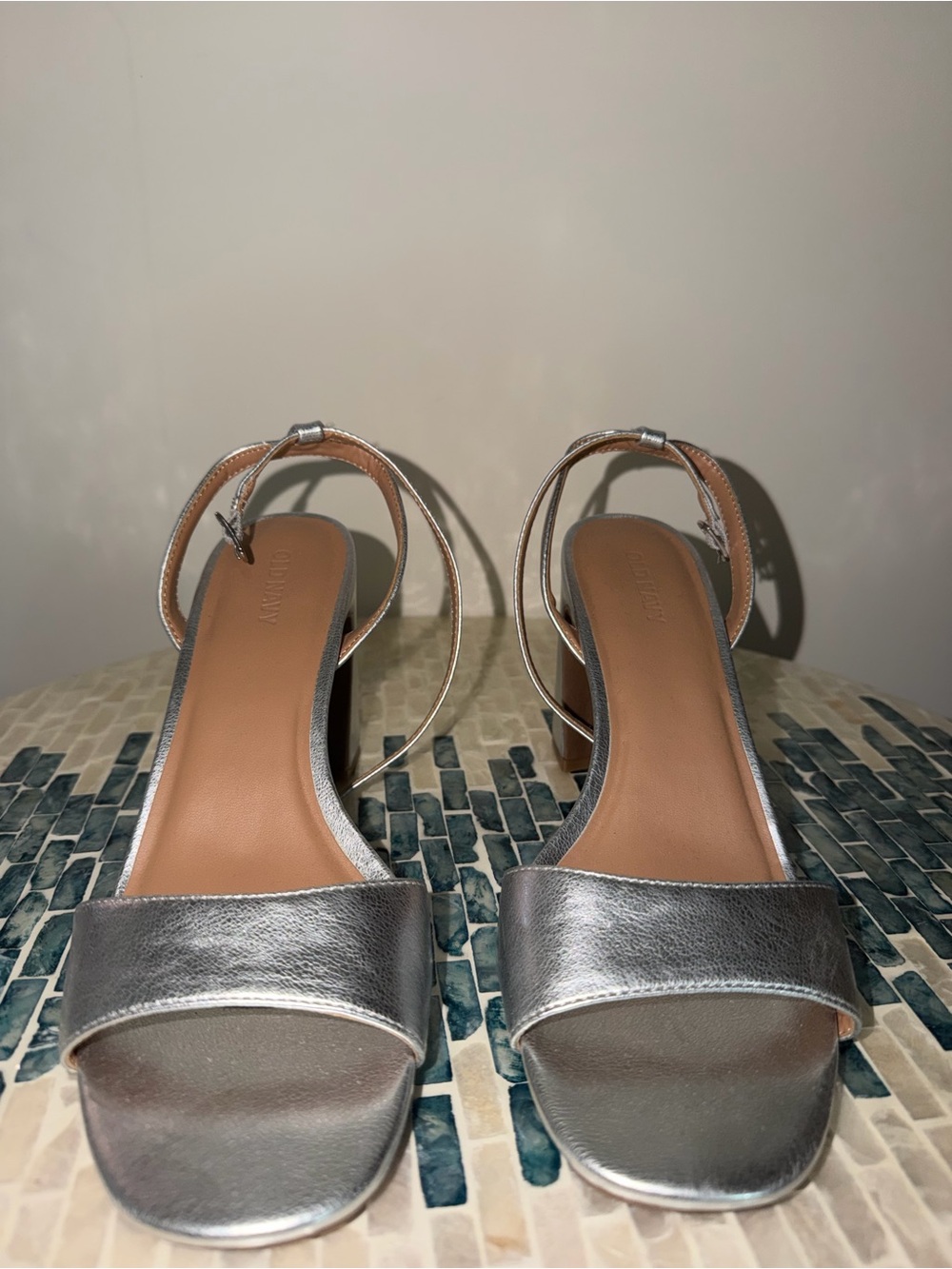 Silver heels